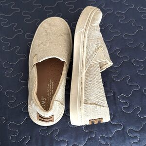 Toms glitter slip on shoe size 13